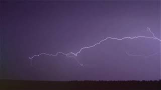 Electrifying End Lightning Strikes in Hailstorm [upl. by Aneles]