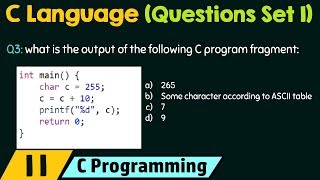 C Programming Important Questions Set 1 [upl. by Einre]