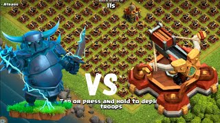 65 MOMMA Pekka vs TH 16 Full Base XBows Clash Of Clans coc [upl. by Anul186]