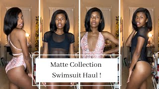 Matte Collection Swimsuit Haul [upl. by Catharine]