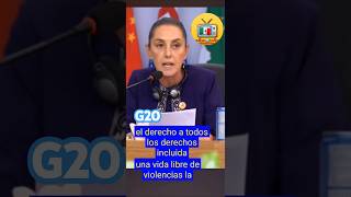 México es tendencia Claudia Sheinbaum G20 [upl. by Jordanson]