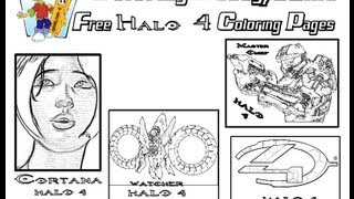 ColoringBuddyMike Halo 4 Coloring Pages To Print [upl. by Nayd19]