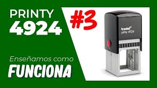 🔴 Trodat Printy 4924 un sello AUTOMÁTICO de caucho TODOTERRENO para tus marcajes PERSONALIZADOS [upl. by Lomasi737]