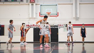 KITSILANO VS CHURCHILL SECONDARY  AAAA CITY CHAMPIONSHIPS 2023 HIGHLIGHTS [upl. by Jacinthe]