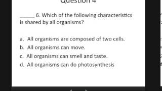 Biology Test 1 Review [upl. by Nanoc]