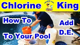 How To Add DE Powder Into Your DE Filter  Chlorine King Pool Service [upl. by Cas720]