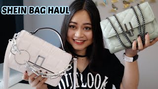 Shein Bag Haul Reviewing My New Bag Collection From Shein [upl. by O'Dell]