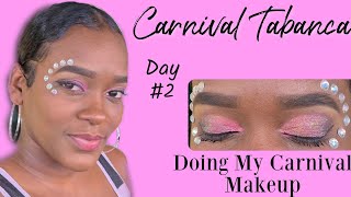 SIMPLE CARNIVAL MAKEUP LOOK  CARNIVAL TABANCA WITH CAMMYMARIA  TRINIDAD YOUTUBE [upl. by Evadne]