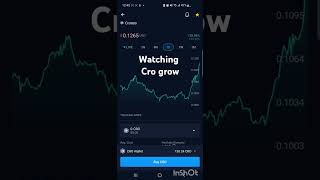 Watching cro grow cronos crypto cro coin cronos crocoin crypto 50cent [upl. by Adgam]