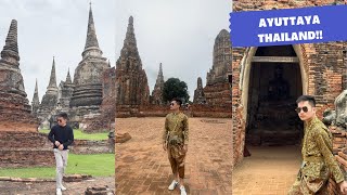 INDOCHINA SOLO TRAVEL VLOG PART 10 Thailand Ayuttaya [upl. by Halette]