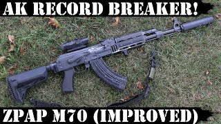 AK Record Breaker ZPAP M70 Improved  4000 Rounds [upl. by Nuahsed428]