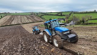 Ploughing amp drilling winter wheat [upl. by Nordine]