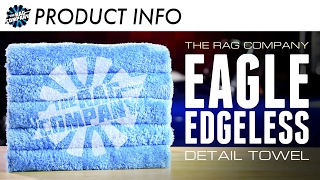 The Eagle Edgeless Premium Detailing Towel  The Rag Company [upl. by Alhahs236]