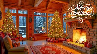 Christmas Relaxing Music Ambience 🔥 Cozy Fireplace Sleep Music 🎄 Merry Christmas 2025 [upl. by Retxab155]