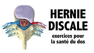 Hernie discale  exercices pour la SANTÉ du DOS [upl. by Syck]