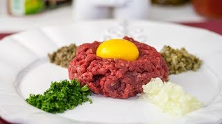 How to Make Steak Tartare Recipe  Best Beef Tartare Recipe [upl. by Ennahs]