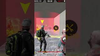 Zombie mode in freefire win it seriously gaming [upl. by Ddarb]