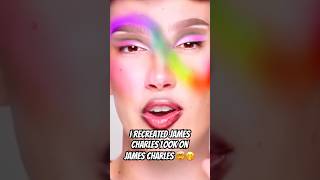 I recreated james Charles look on jamescharles powerofmakeup makeup JamesCharles [upl. by Ahsimin]