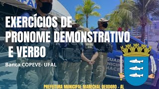 PRONOMES E VERBOS I COPEVE  UFAL  GCM MARECHAL DEODORO [upl. by Tenrag124]