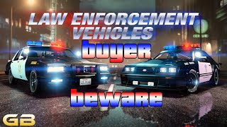 GTA Online Vapid Dominator FX Interceptor and Declasse Impaler LX Cruiser Police Cars [upl. by Etnoid]