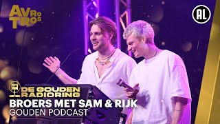 Broers met Sam amp Rijk wint de Gouden Podcast  Gouden RadioRing [upl. by Krute]