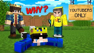 I Found Secret Minecraft Youtubers Only SMP [upl. by Etz]