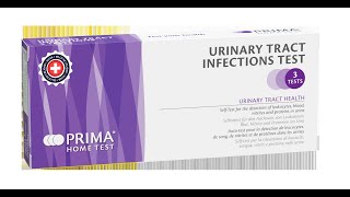 TEST DE INFECCIÓN URINARIA PRIMA HOME TEST [upl. by Daryle989]