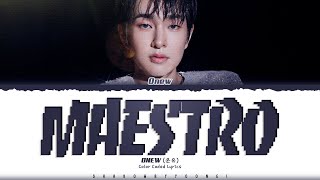 ONEW MAESTRO Lyrics 온유 마에스트로 가사 Color Coded HanRomEng  ShadowByYoongi [upl. by Ailuy846]