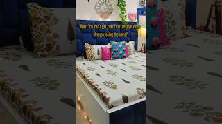 Rented House Decoration ideas  Bedroom Makeover Ideas shorts viralvideo [upl. by Wallford]