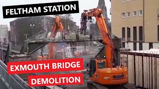 Exmouth  Bridge Demolition  Feltham Station  Kan Do IT  Network Rail [upl. by Aeneas]