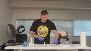 TDLR Class A Barber Practical Exam Pre Exam Blood Exposure Incident Service English [upl. by Eversole448]