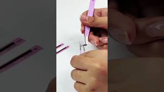 How to use the tweezer to make fans [upl. by Nyletak184]