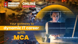 Online MCA ProgramCourse  Chandigarh University Online [upl. by Yornek]