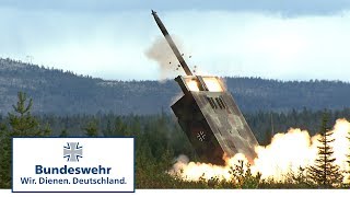 Historischer Raketenabschuss – Bundeswehr feuert Hochpräzisionsmunition in Schweden ab [upl. by Frolick625]