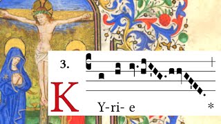 Kyrie II “Kyrie fons bonitatis”  Kyriale  Latin Gregorian Chant [upl. by Crotty]