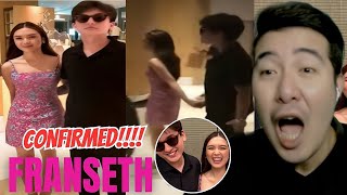 REACTION FRANSETH  BF AND GF CODE  Francine Diaz amp Seth Fedelin [upl. by Hendel]