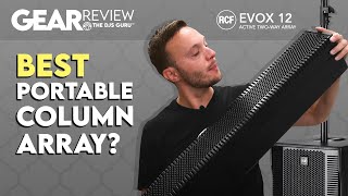 RCF EVOX 12  Review demo and stress test  Best Portable Column Array Speaker PA System [upl. by Nairot]