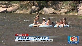 Salt River tubing season has begun [upl. by Wilden]