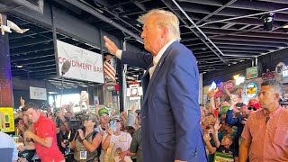 TRUMP2024 MAGA KING FOR TRUMP 2024 AT IOWA STATE FAIR [upl. by Teodora]