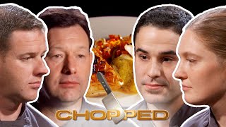 Chopped Duck Livers Tequila Corn Tortillas  Full Episode Recap  S7 E8  Food Network [upl. by Seppala]