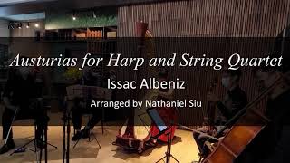 Isaac Albéniz  Asturias Leyenda for Harp and String Quartet [upl. by Yerac211]