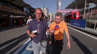 Andrea Stella Post Race Interview  Reacts to Top of Constructors  Azerbaijan Grand Prix 2024 f1 [upl. by Nedry]