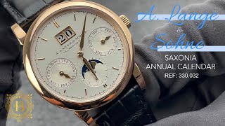 A Lange amp Sohne Saxonia Annual Calendar 330032 [upl. by Stacie885]