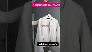 Myntra Winter Jacket for just ₹356 😫☃️ myntrahaul meeshohaul​myntrawinter​shorts​winterwear [upl. by Strong]