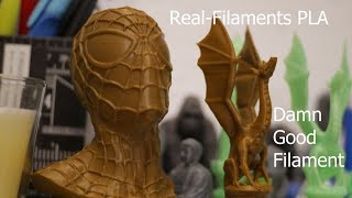 Real Filaments PLA Review  Damn good filament [upl. by Bohannon677]