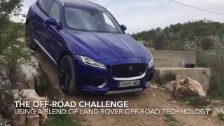 Jaguar FPace test drive [upl. by Eejan852]