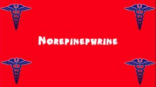 Pronounce Medical Words ― Norepinephrine [upl. by Farr]