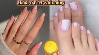 Hand amp Foot Whitening cream✨  Instant Hand amp Feet Whitening Home remedies [upl. by Eirrej]