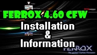 Ps3 cfw 460 ferrox installation tests and description [upl. by Acired]