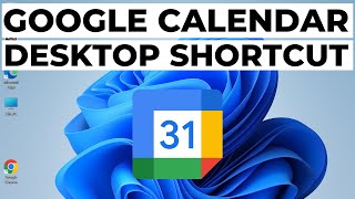 How to Add Google Calendar to Desktop in Windows 11 [upl. by Lered203]